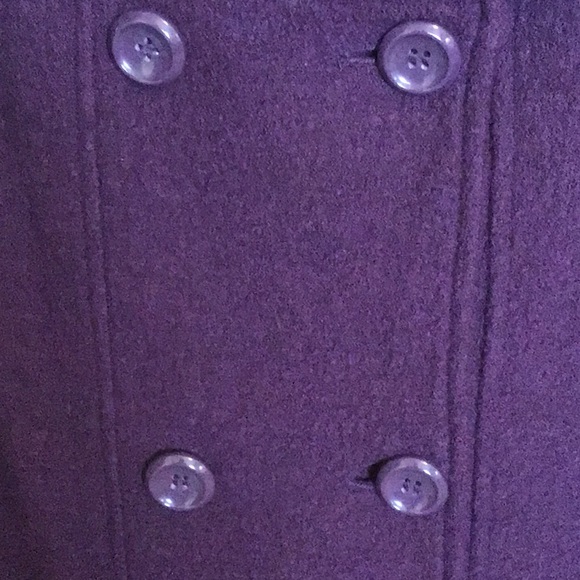 Caslon Purple Wool Sweater Jacket - Picture 6 of 6